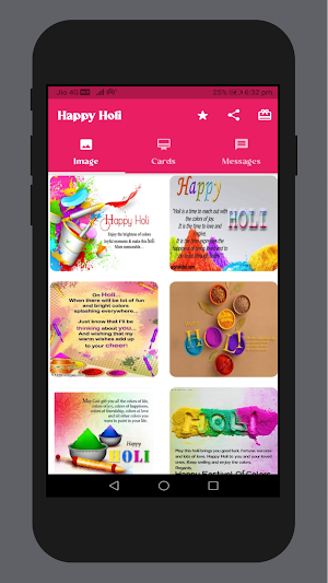 Holi Wishes Screenshot 0