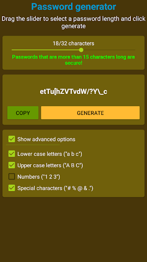 How Secure Is My Password? Screenshot 2