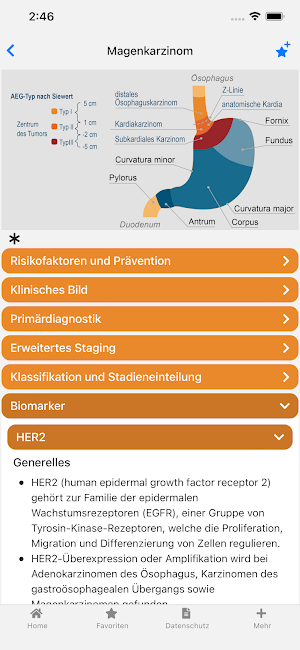 upper GI onkowissen Screenshot 1