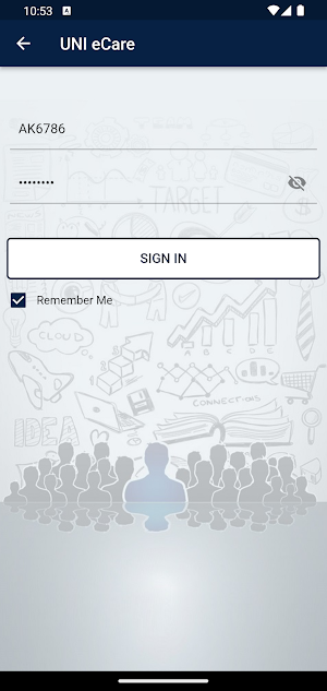 UNI  eCare Screenshot 1