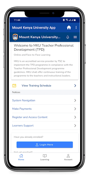 MKU Official App Screenshot 2
