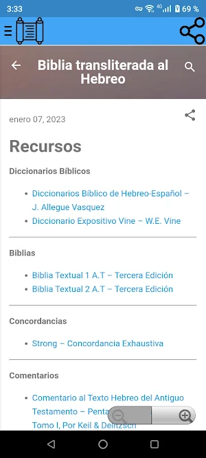 Biblia transliterada al Hebreo Screenshot 0