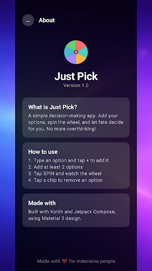Just Pick Screenshot 2