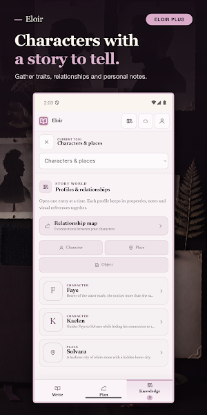 Eloir: Novel Writing Screenshot 3