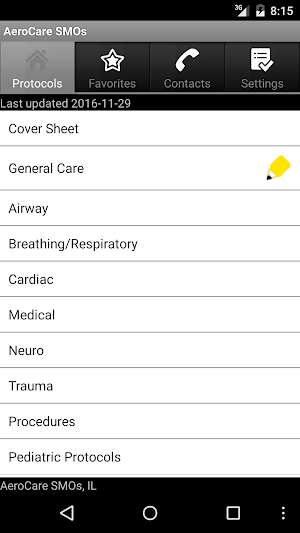 AeroCare SMOs Screenshot 2