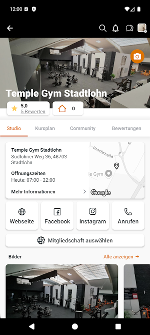 Temple Gym Screenshot 2