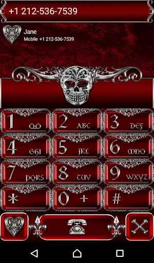 Gothic Dialer theme Screenshot 0