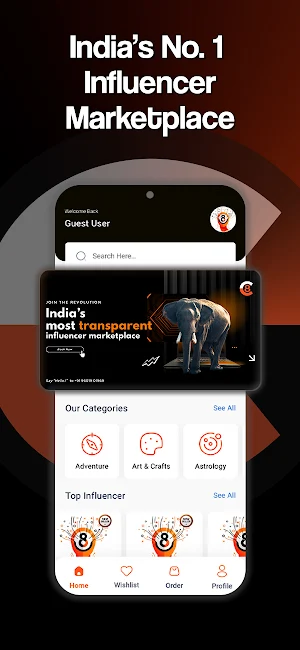 Cre8erClub-Influencer Platform Screenshot 0