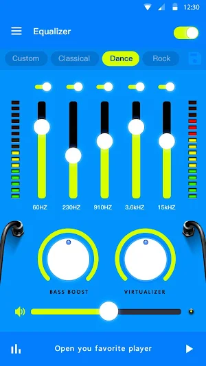 Music Equalizer - Bass Booster & Volume Booster Screenshot 2