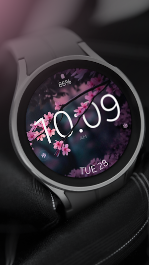 Cherry Blossom Watch Face Screenshot 3
