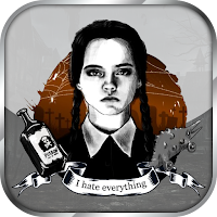 Wednesday Addams Stickers