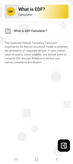 EDF Calculator Screenshot 1