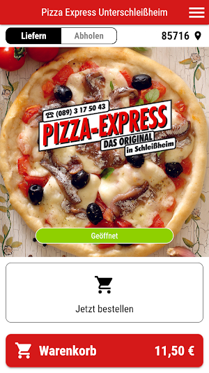 Pizza Express Unterschleißheim Screenshot 0