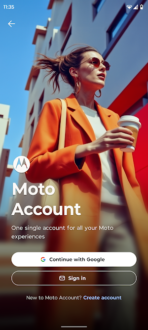 Moto Account Screenshot 0