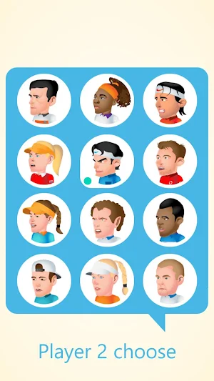 Circular Tennis 2 Player Games Screenshot 2