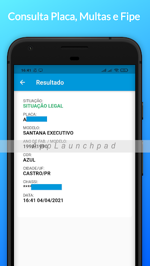 Consulta Placa - Multas e Tabela Fipe Screenshot 1