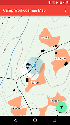 Camp Workcoeman Map Screenshot 1