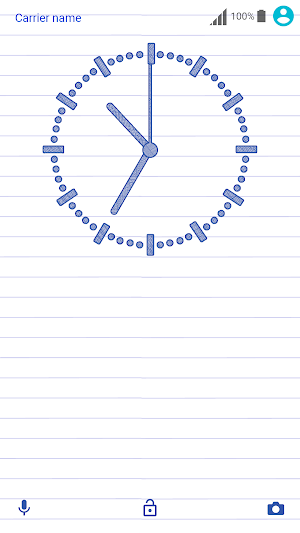Sketch on sheet | Xperia™ Theme + icons Screenshot 2