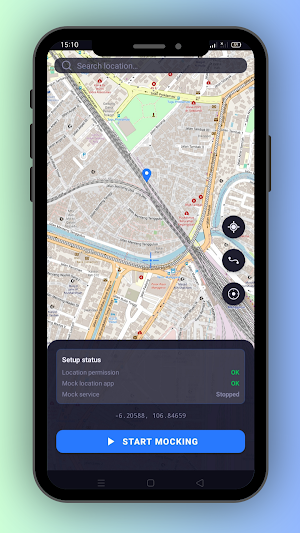 GPS Tester: Mock Location Tool Screenshot 1