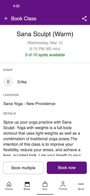 Sana Yoga Screenshot 2