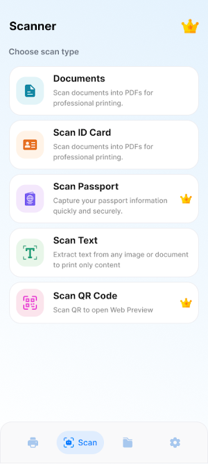 Print Document: Mobile Printer Screenshot 0