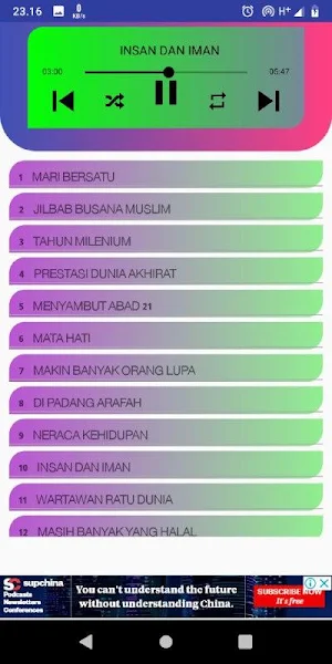 Nasidaria Mp3 Offline Screenshot 1