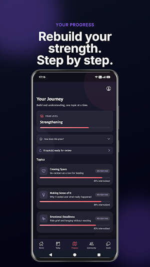 Unbreak: Breakup Companion Screenshot 1