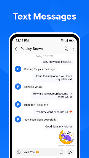 Messages: Text Messaging Screenshot 1