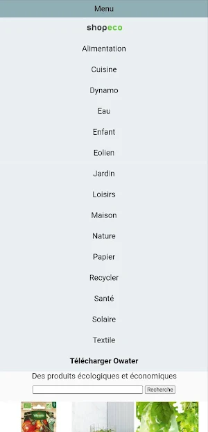 Shopeco éco-économique Screenshot 0