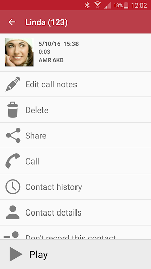 Automatic Call Recorder Screenshot 2
