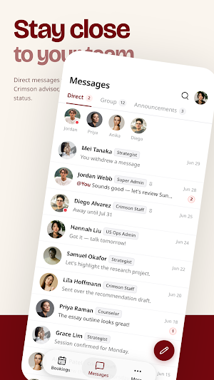 Crimson App Mobile Screenshot 3