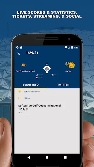 Mississippi College Athletics Screenshot 2