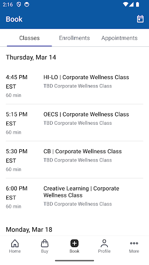 TrainFit Club Screenshot 1