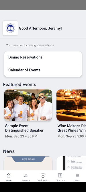 Univ Club of Santa Barbara Screenshot 1