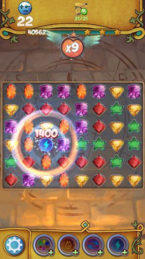 Witch Diamond: Magic Match Wiz Screenshot 1