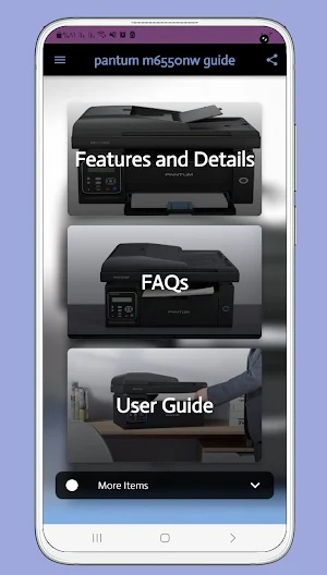 pantum m6550nw guide Screenshot 0