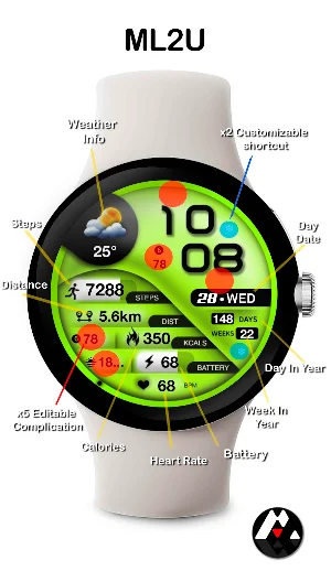 ML2U 265 Watch Face Screenshot 1