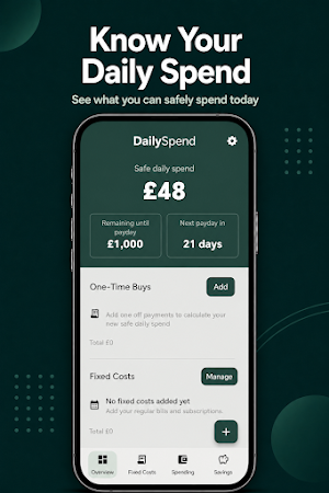 Daily Spend: Safe Budgeting Screenshot 0