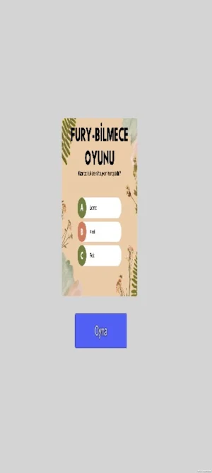 FURY Bilgi Yarışması Screenshot 0