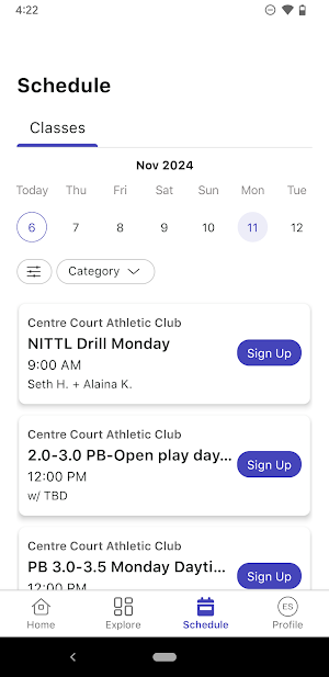Centre Court Athletic Club Screenshot 2