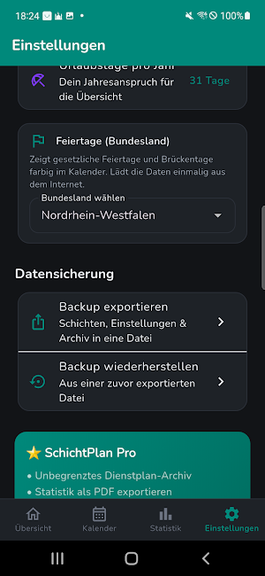 SchichtPlan Pro Screenshot 3