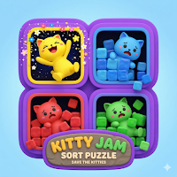 Kitty Hole Jam Sort Puzzle
