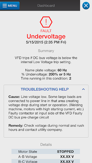 Q-Link VFD Companion App Screenshot 2