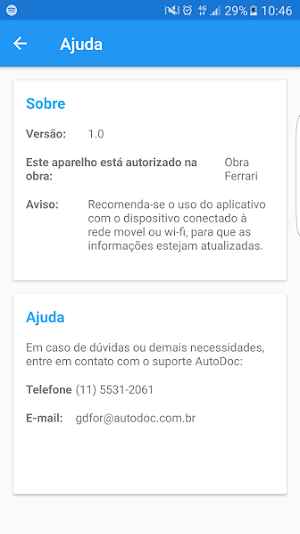 Catraca Virtual Screenshot 1