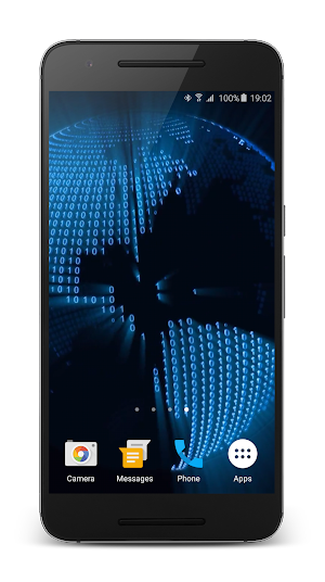 Binary Code Video Wallpaper Screenshot 1