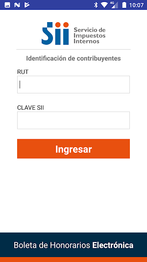 e-Boleta Honorarios SII Screenshot 1
