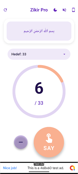 Zikirmatik Pro Screenshot 0