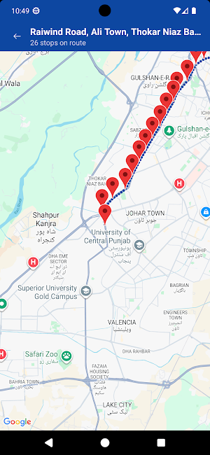 Karachi Metro Bus Guide Screenshot 2