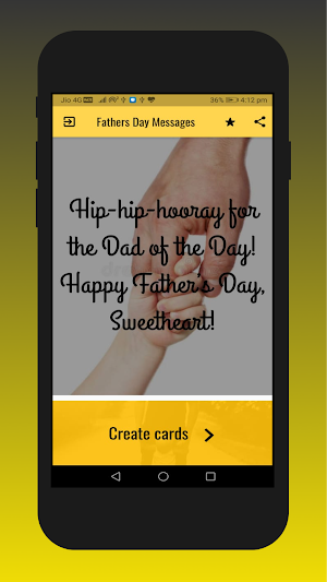 Fathers Day Card Screenshot 0
