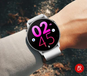 Rose Pink Large Watch Face Screenshot 2